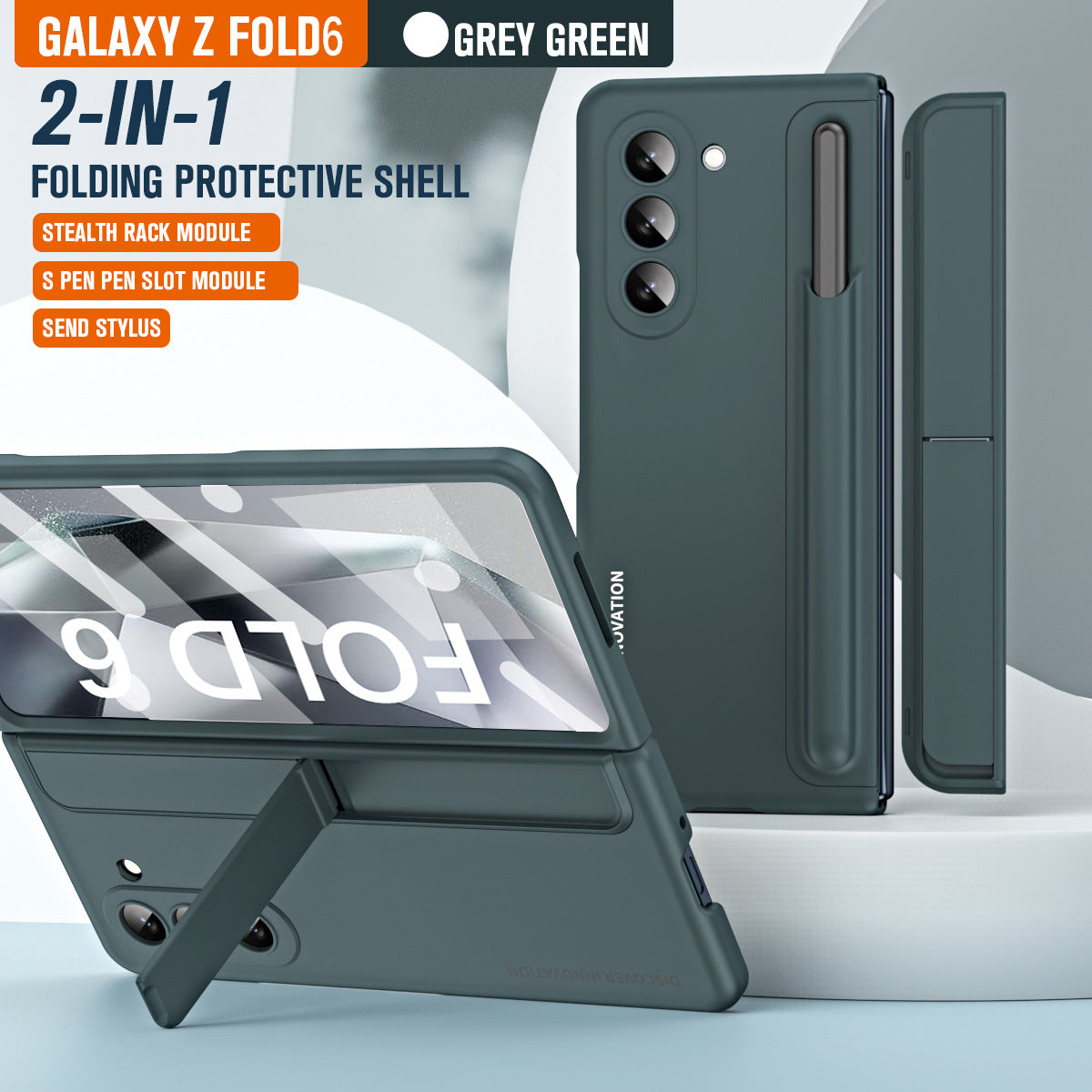 Coque Premium Samsung Z Fold 6 avec emplacement pour stylo - Protection tout-en-un
