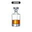 Crystal Glass Whiskey Decanter, Lead-Free, Luxury Barware, Wine Bottle, Home Party, 750ml - Korvel