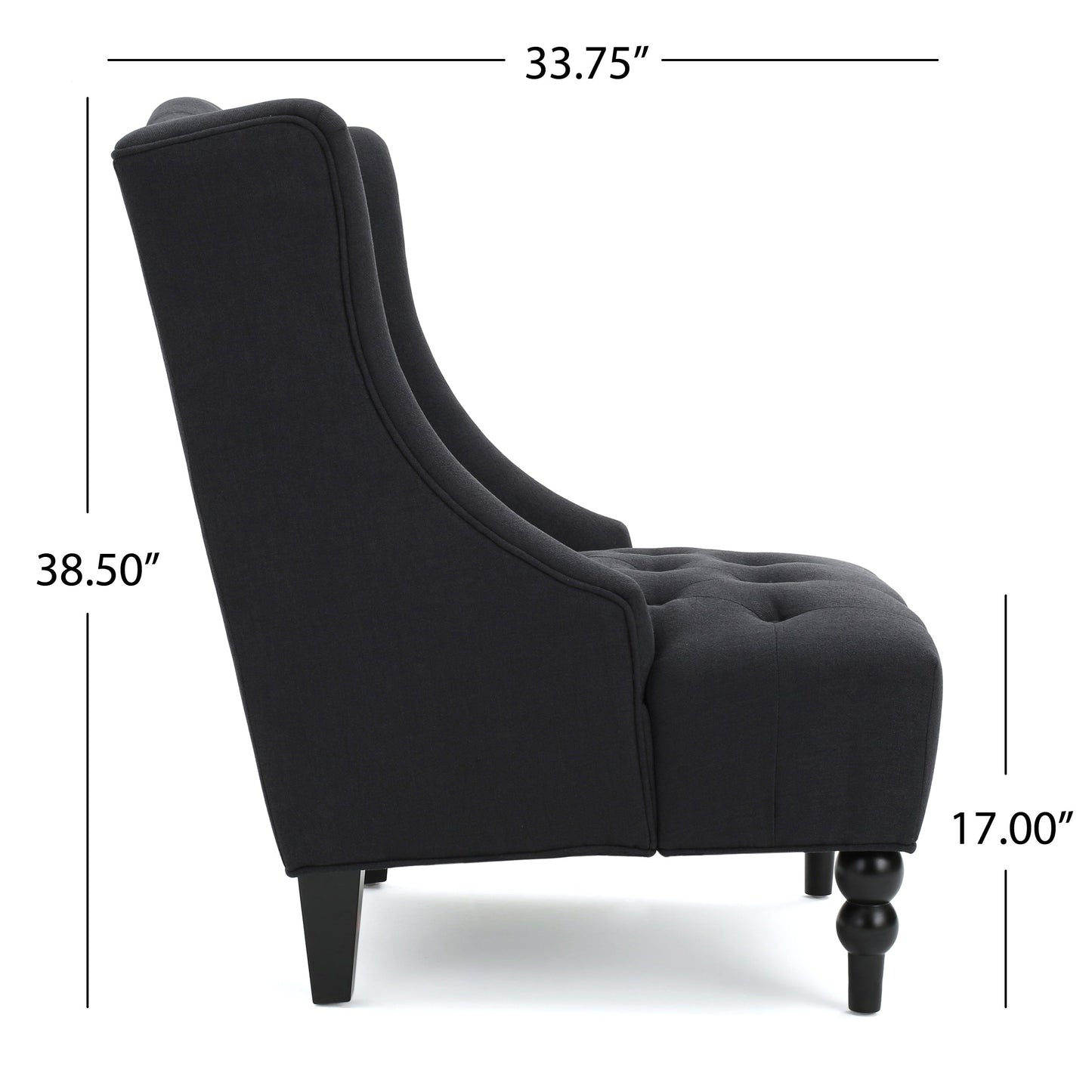 TODDMAN HI-BACK CLUB CHAIR - Korvel