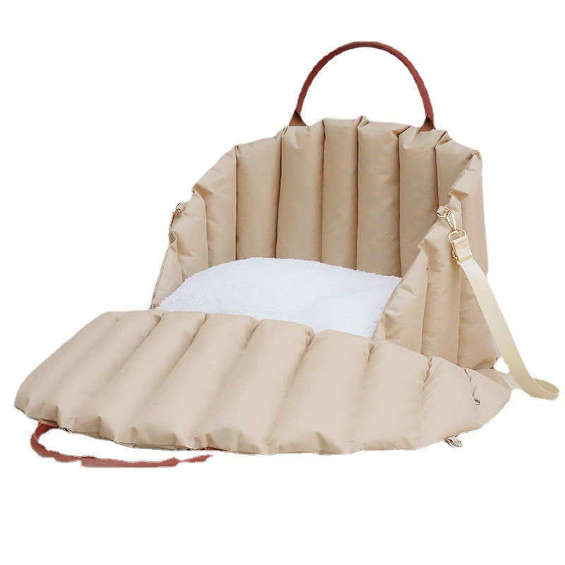 Pet Nest Travel Cat Nest Dog Nest Cage Mat Handbag Car Dual Use Winter Warmth - Korvel