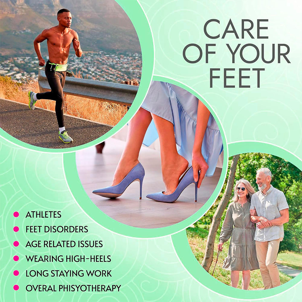 Ems Foot Stimulator Muscle Blood Circulation Feet Leg Relax Pain Relief Usb Foot Massager Mat - Korvel