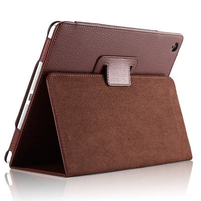 For Apple ipad 2 3 4 Case Auto Flip Litchi PU Leather Cover For New ipad 2 ipad 4 Smart Stand Holder Folio Case - Korvel
