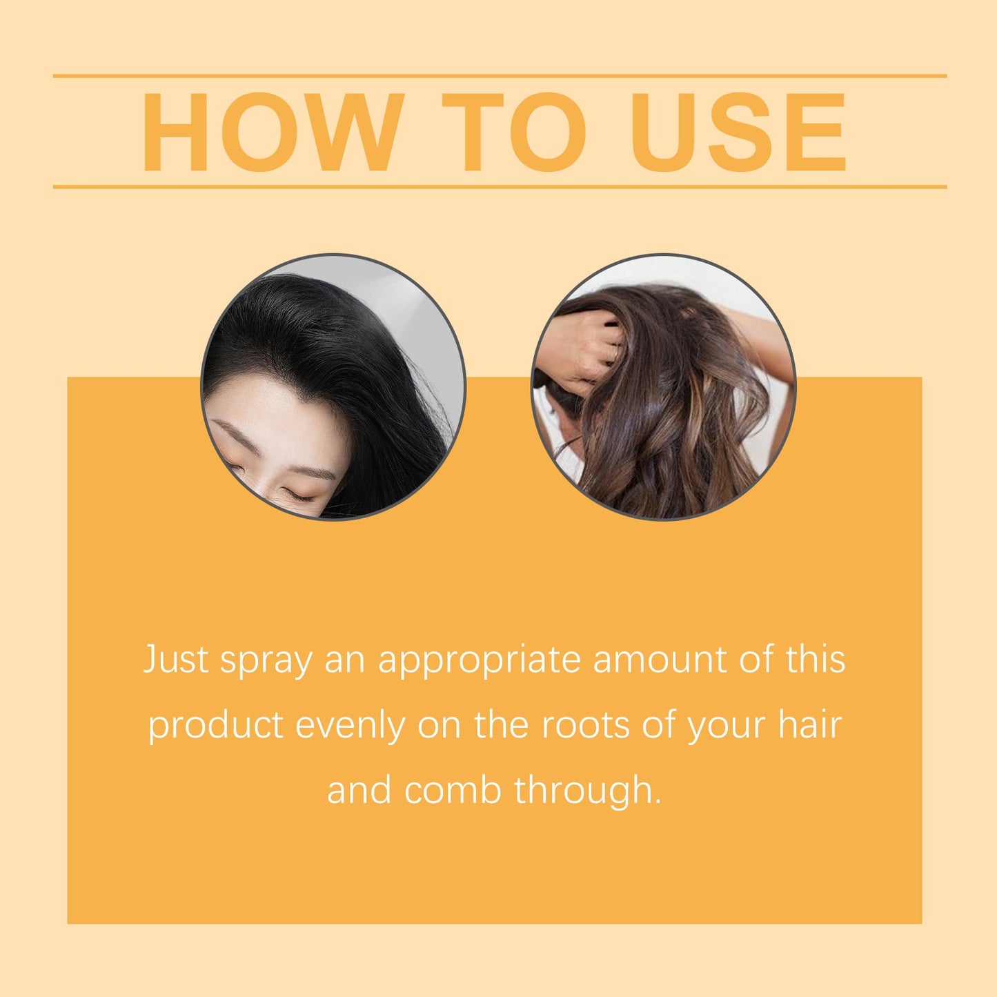 Leave-In Dry Hair Spray Light And Fragrant, Fresh And Non-Sticky Hair Volumizing Quick-Drying Spray - Korvel