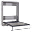 Full Size Murphy Bed, can be Folded into a Cabinet Gray - Korvel