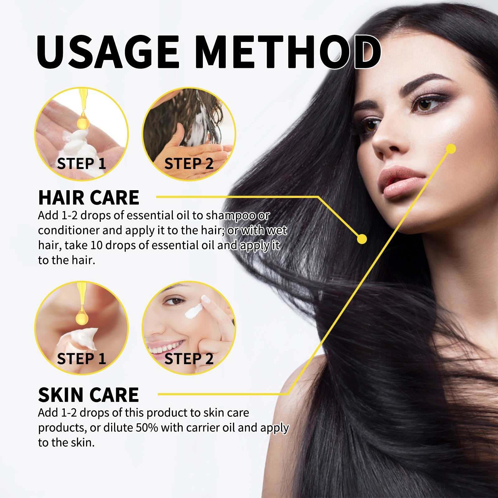 Black Seed Oil Essence To Improve Dry Hair, Nourish And Repair Damaged Hair And Prevent Hair Loss - Korvel