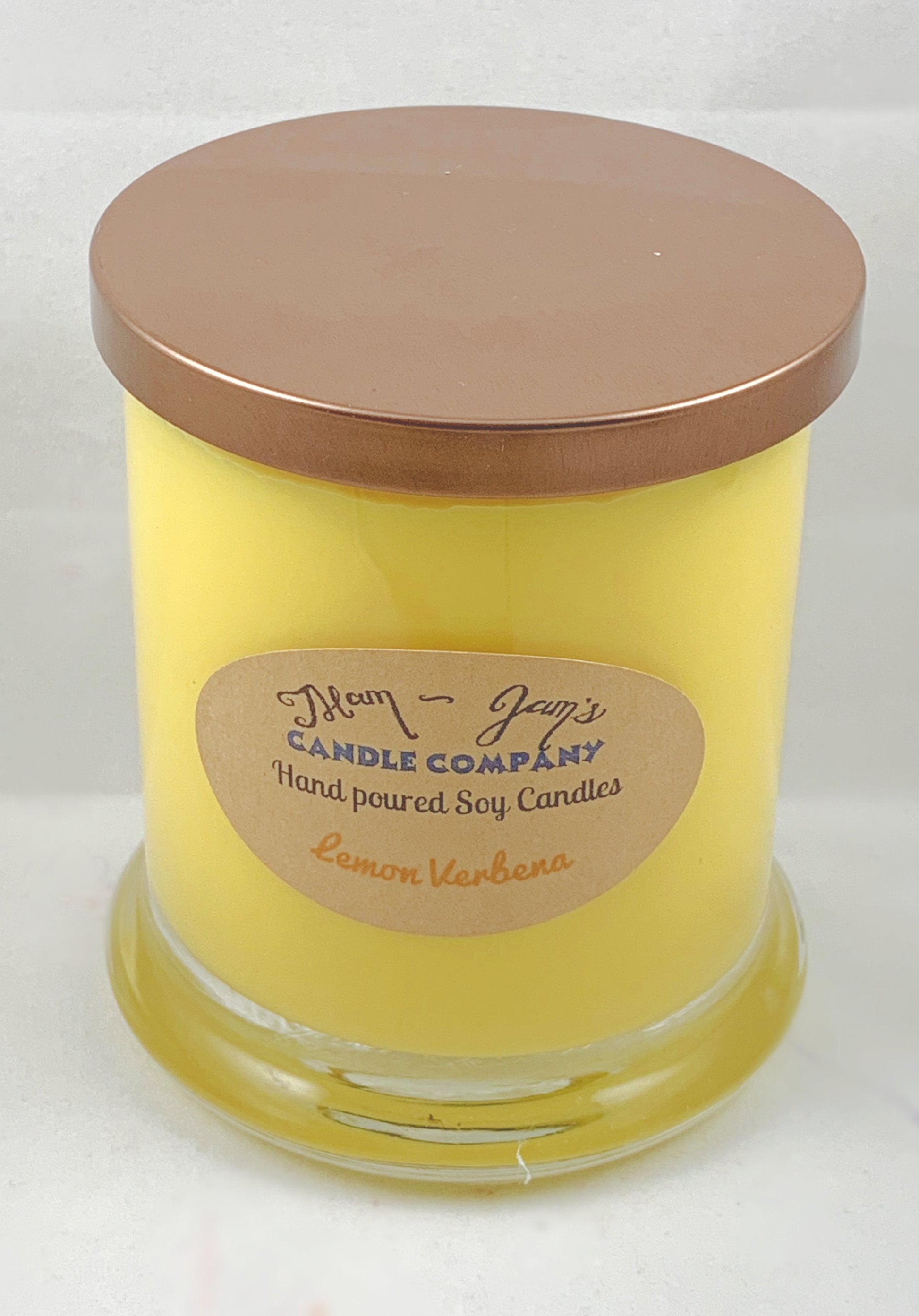 Lemon Verbena Soy Candle – Fresh & Citrusy Scent | Mam Jam’s - Korvel
