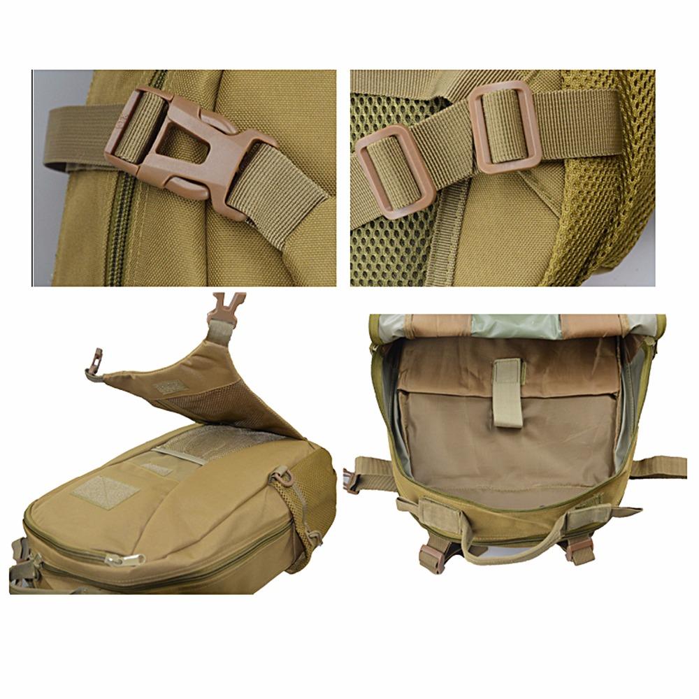 Black Hawk Commandos Military Backpack 35L Molle Rucksacks Sturdy Waterproof Lightweight camouflage workout bag - Korvel