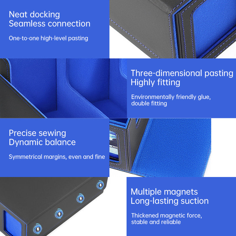 Large-capacity 3000+ Tabletop Game Card Storage Box - Yu-Gi-Oh! & Pokémon Flip-Top Card Case - Korvel