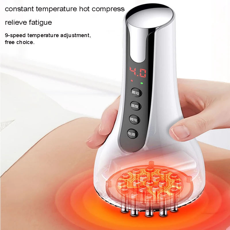 Masajeador Corporal Gua Sha EMS Premium con Terapia de Infrarrojos