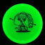 Glow C-Blend Centurion - X-Out Taco Disc Golf Driver