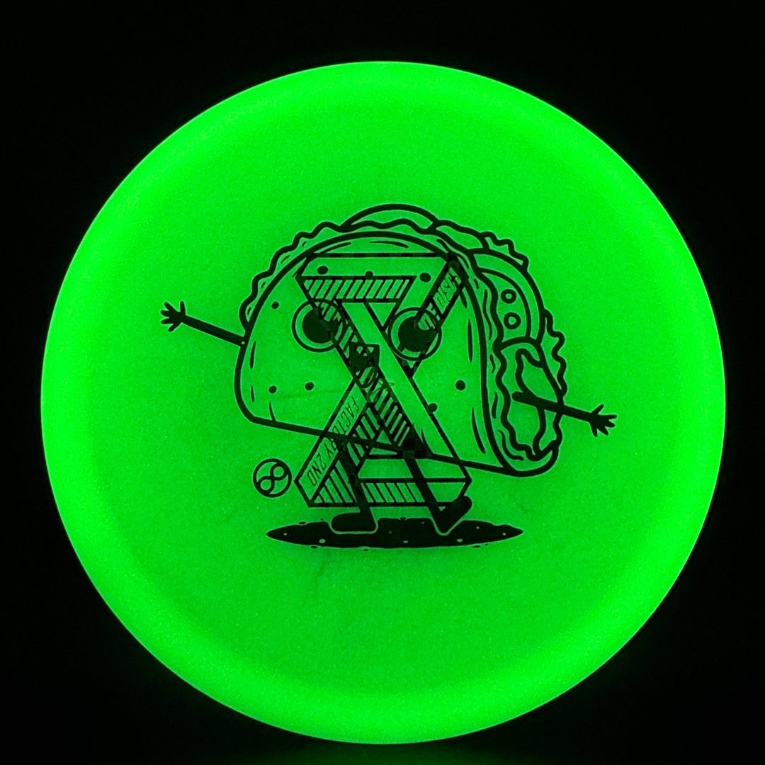 Glow C-Blend Centurion - X-Out Taco Disc Golf Driver