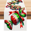 Christmas candy printed table flag new Christmas table decoration tablecloth mat holiday party tablecloth - Korvel