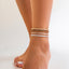 Melad Color Summer Beach Rice Bead Anklet - Versatile Stacking Chain