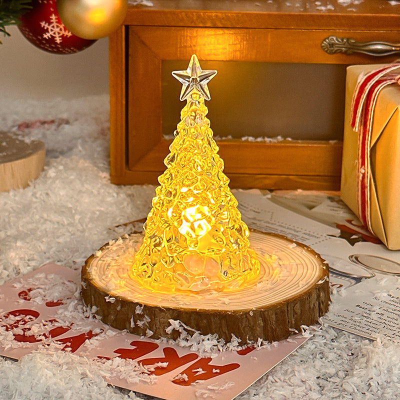 Christmas Star LED Night Light - Festive Desktop Ornament