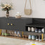 Modern Shoe Storage Bench with Hidden Storage and Upholstered Cushions for Bedside, Living Room and Entryway (Gray) - Korvel