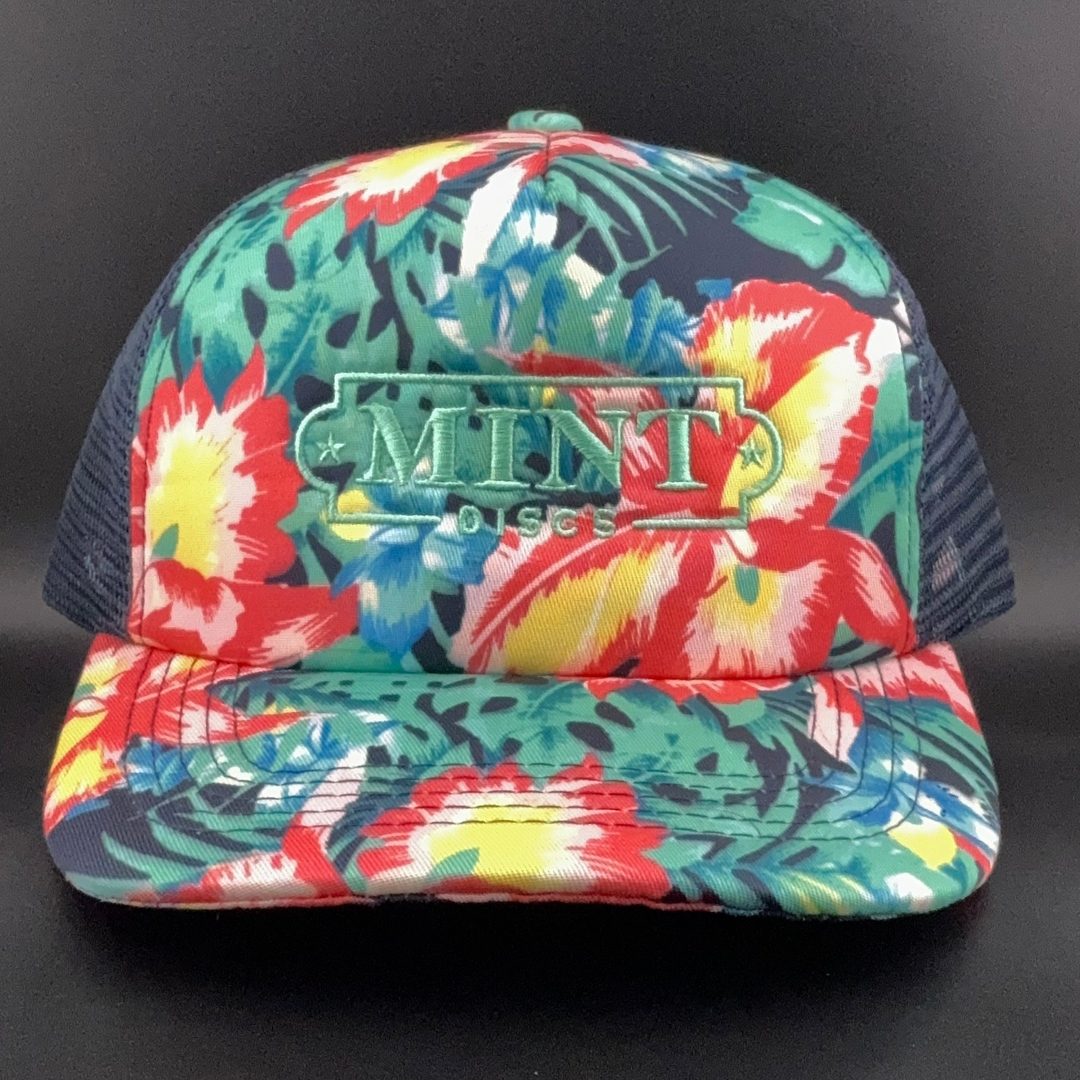 Mint Discs Trucker Snapback Hat - Fancy Print Edition