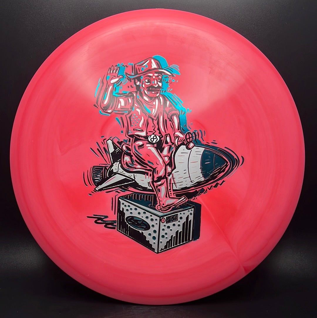 Bravo Texas Ranger - Ride Em Rocket Cowboy Triple Foil Disc