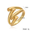 Simple and personalized smooth irregular geometric ring for women niche and versatile ring - Korvel