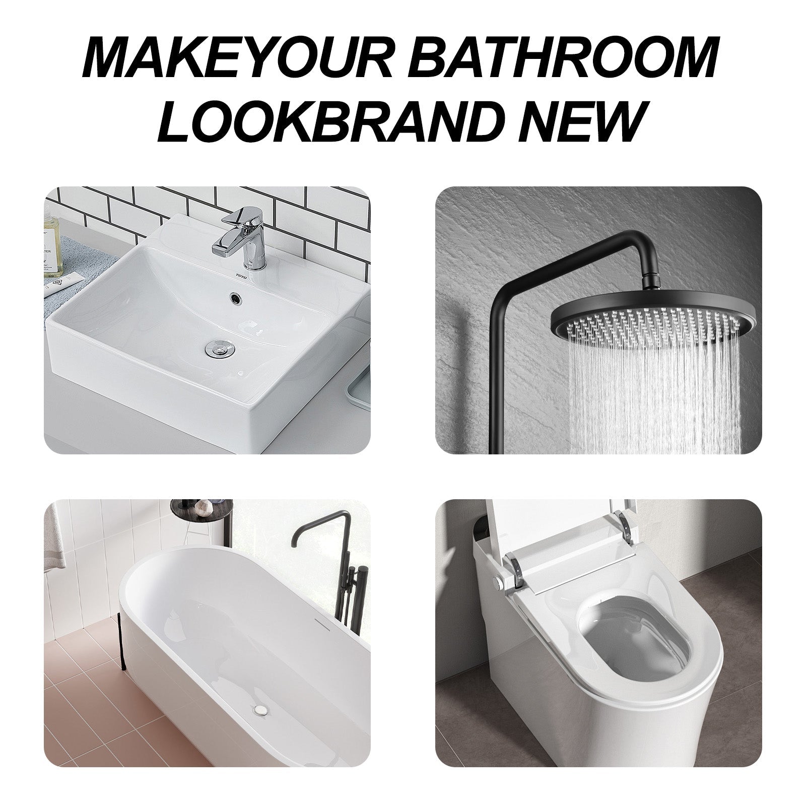 Power Bathroom Foamer, Toilet Tub Wash Basin Tile Decontamination Cleaning Spray - Korvel