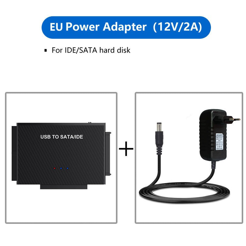 TYPE-C hard drive adapter USB3.1 to SATA IDE easy drive cable 2.5-inch 3.5-inch adapter cable - Korvel