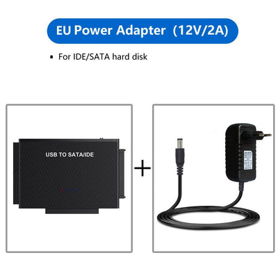 TYPE-C hard drive adapter USB3.1 to SATA IDE easy drive cable 2.5-inch 3.5-inch adapter cable - Korvel