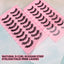 New Russian Volume False Eyelashes DD Curved Thick Eyelashes Ten Pairs Of Chemical Fiber Natural Charm Eyelashes - Korvel