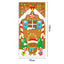 New Christmas Door Curtains, Flags, Outdoor Photography, Santa Claus and Puppies, Background Decoration, Hanging Cloth - Korvel