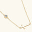 Cross 925 Sterling Silver Moissanite Necklace - Korvel