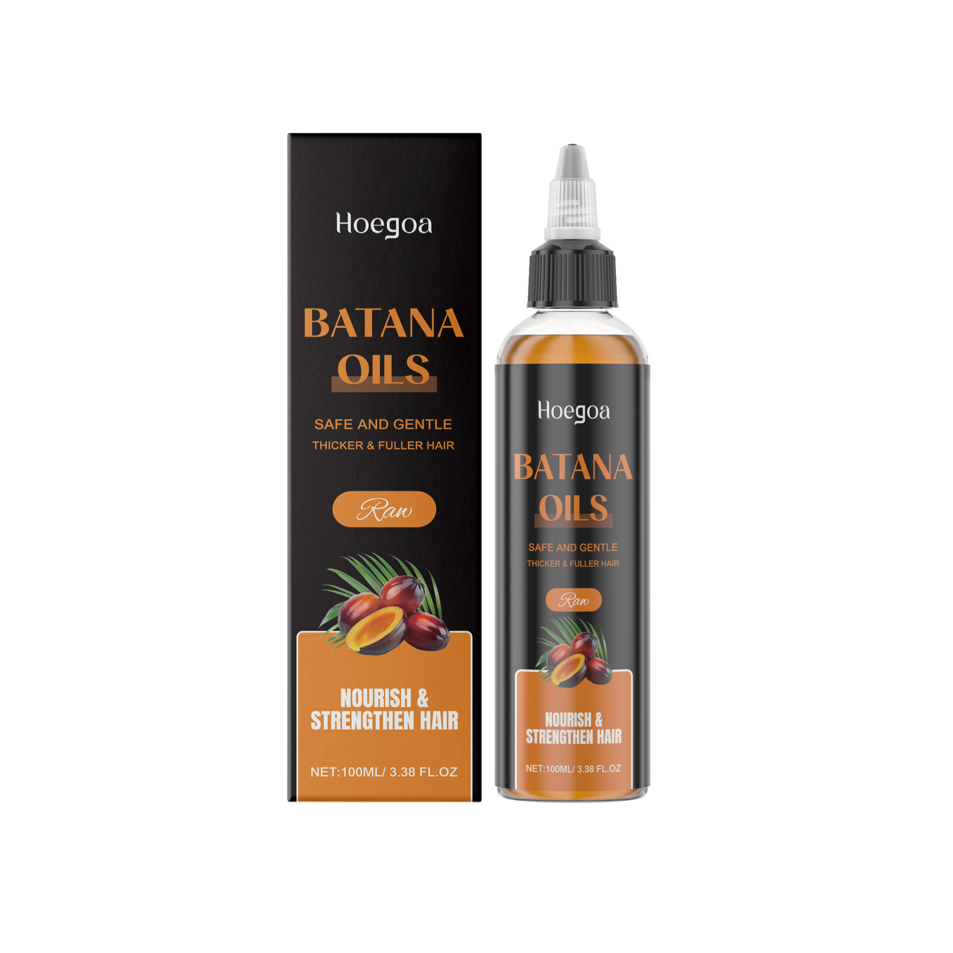 Batana Hair Care Oil Moisturizes, Softens, Strengthens Hair And Gently Nourishes Scalp Care Oil - Korvel