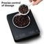 Digital Coffee Scale with Timer LED Screen Espresso USB 3kg Max.Weighing 0.1g High Precision Measures in Oz/ml/g Kitchen Scale - Korvel