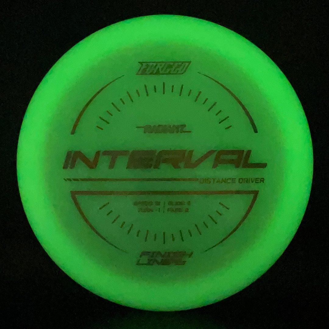 Forged Radiant Interval - First Run Disc Golf Driver