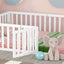 Full Size Wood Daybed Frame with Fence White(OLD SKU:WF289662AAK) - Korvel