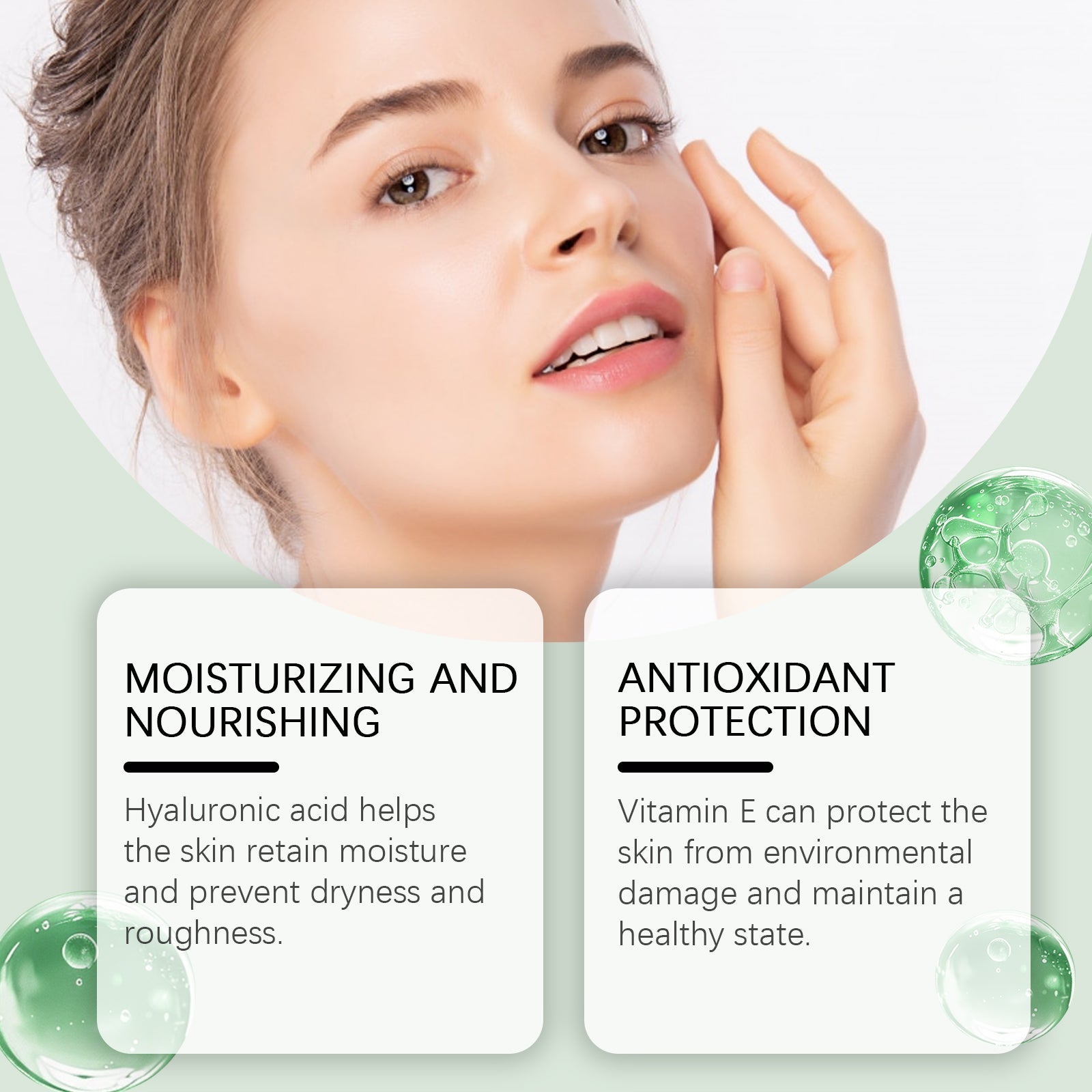 Hydrating Serum With Hyaluronic Acid, Facial Skin Hydrating, Brightening And Firming Serum - Korvel