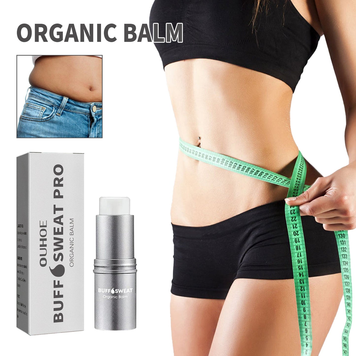Baume de modelage corporel biologique pour une peau lisse