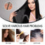 Natural Black Hair Darkening Spray for Smooth, Shiny Hair