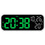 Premium Digital Alarm Clock with Temperature and Voice Control