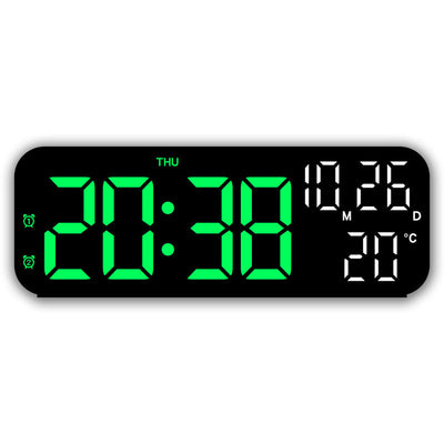 Premium Digital Alarm Clock with Temperature and Voice Control