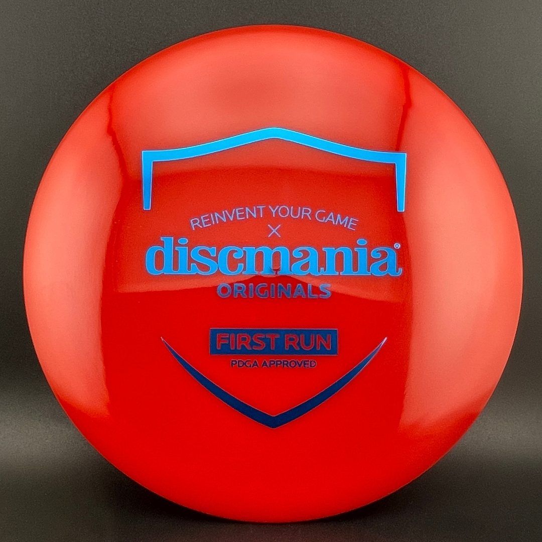 S-Line TD (First Run) - Disque de Golf Original Rouge