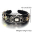 Fashionable Baroque Retro Inlaid Colored Water Diamond Sponge Head Hoop - Korvel