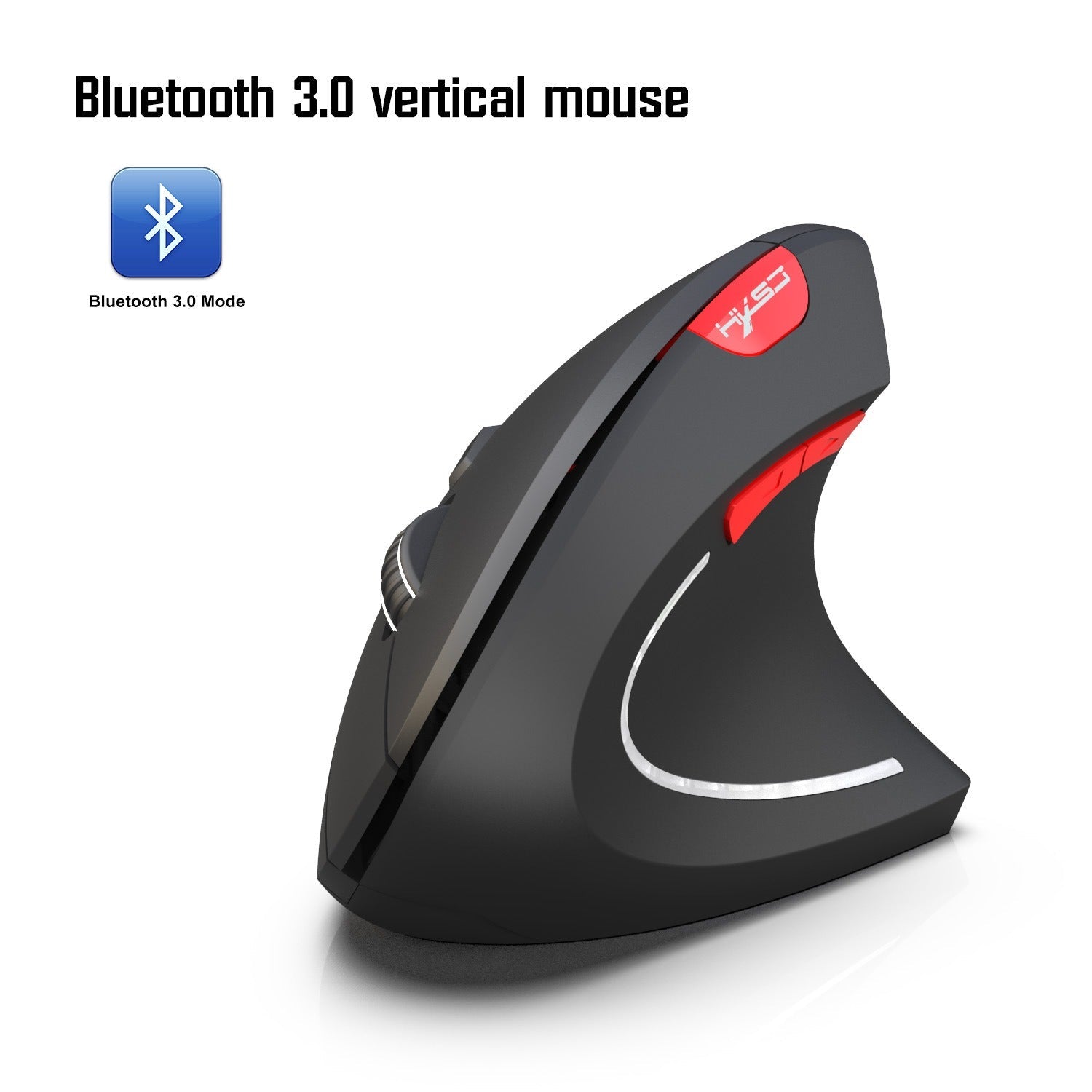 New Wireless Mouse 2.4G Vertical Health Mouse External Battery 6D Design Computer Office - Korvel