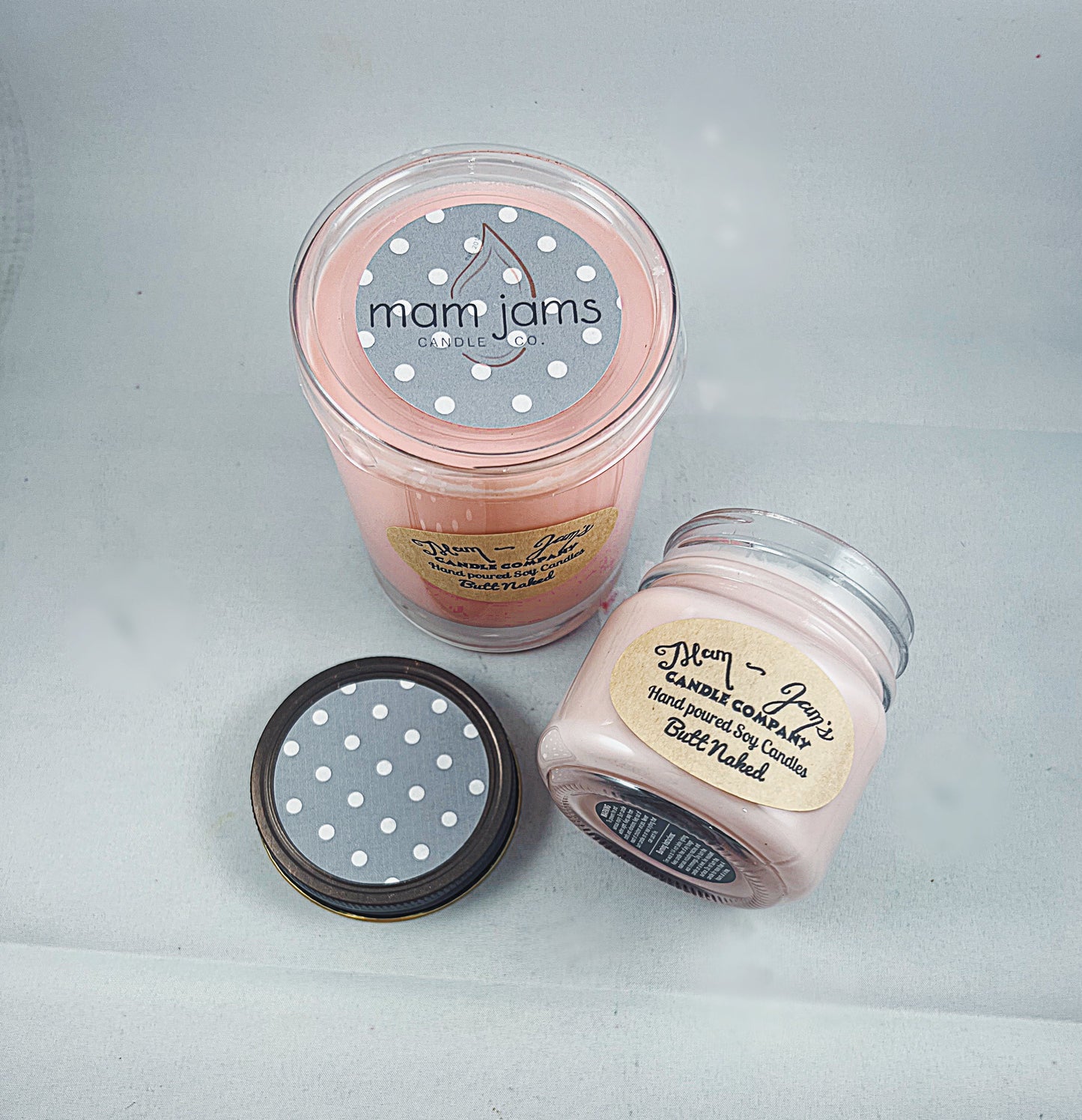 Butt Naked Soy Candle – Tropical & Fruity Scent | Mam Jam’s - Korvel