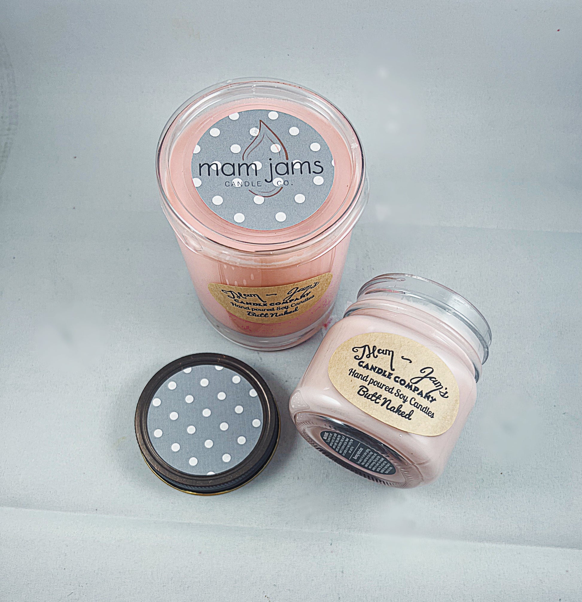 Butt Naked Soy Candle – Tropical & Fruity Scent | Mam Jam’s - Korvel
