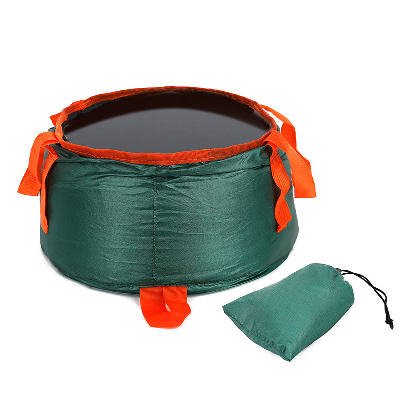 Seau pliant portable pour extérieur - Réservoir d'eau grande capacité