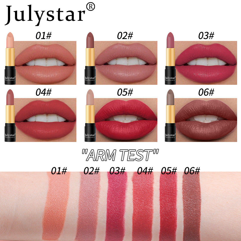 Set de Labiales Mate Incoloros - Seis Tonos para una Elegancia Sin Esfuerzo