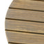 Outdoor 16" Acacia Wood Side Table, Gray Finish - Korvel