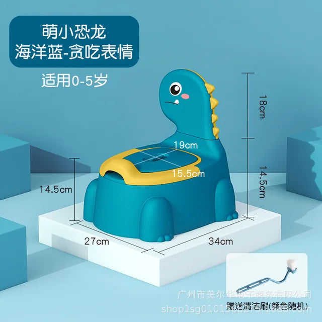 Baby Potty Toilet Training Seat Cartoon Dinosaur Thickening Children's Special Potty Baby Urinals Boys Girls Toilet Supplies - Korvel