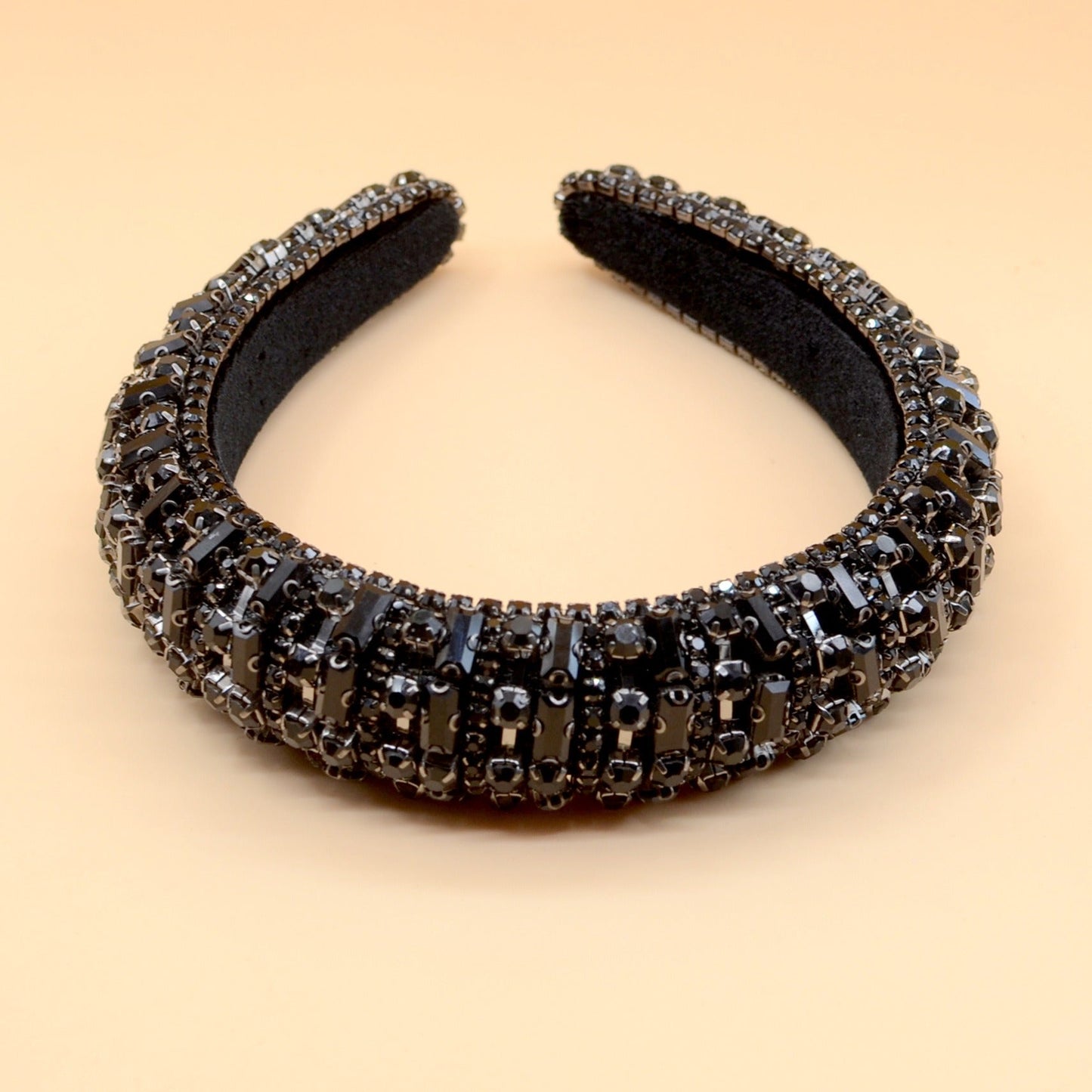 Luxury Sparkly Full Crystal Pearl Baroque Headband