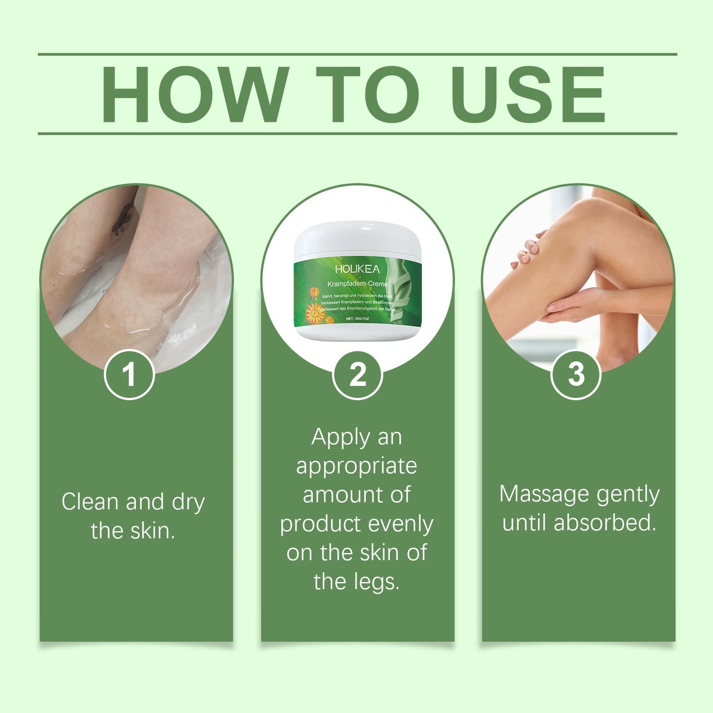 Crema Premium para el Cuidado de las Piernas para Hidratación Diaria