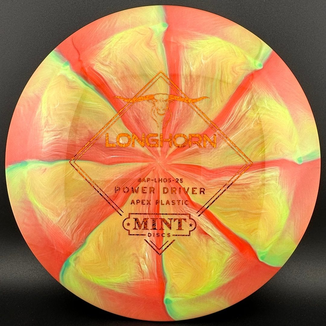 Swirly Apex Longhorn Disc Golf Driver