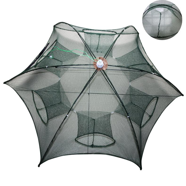 6 Hole Shrimp Catcher Trap Cages Mesh  Aquarium  Fishing Net - Korvel
